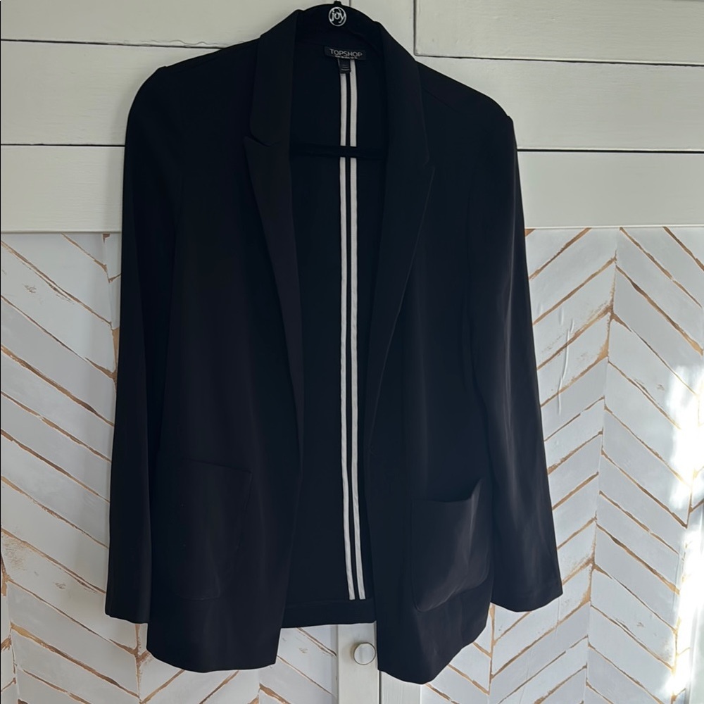 Topshop Black Women's Blazer